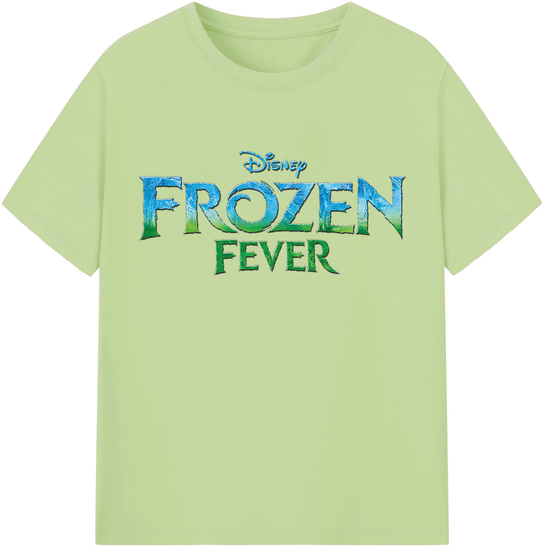 （画像用） アナと雪の女王 アンナ エルサ Frozen Anna Elsa 綿100％半袖Tシャツ（フロントプリント）